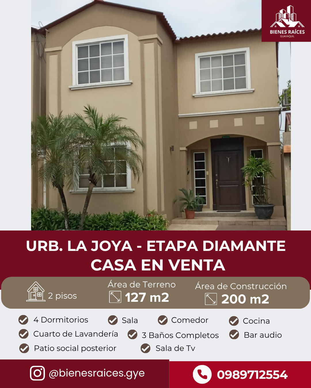 Casa en Venta Urb. La Joya