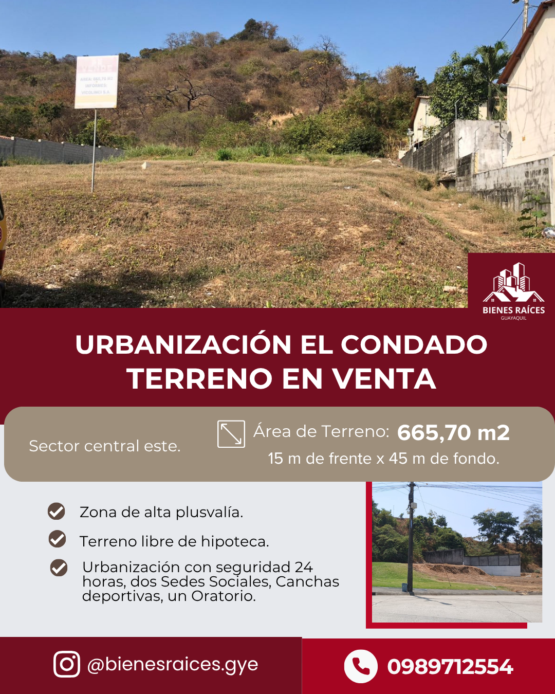 Terreno en Venta El Condado